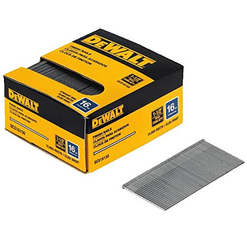 Product Cover DEWALT DCS16150 1-1/2-Inch by 16 Gauge Finish Nail (2,500 per Box)