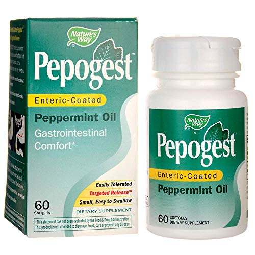 Product Cover Nature's Way Pepogest Peppermint Oil 60 Softgels. (Pack of 1)