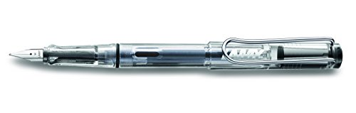 Product Cover LAMY Transparent Vista Fountain Pen with Medium Nib and Blue Ink (L12M)