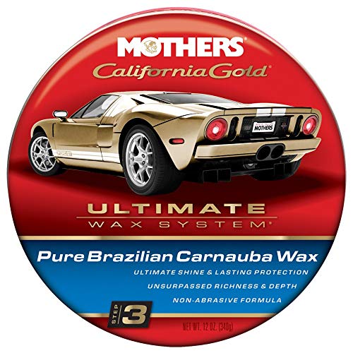 Product Cover Mothers 05550 California Gold Pure Brazilian Carnauba Wax Paste (Ultimate Wax System, Step 3) - 12 oz.
