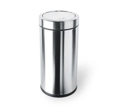 Product Cover simplehuman 55 Liter / 14.5 Gallon Swing Top Trash Can, Commercial Grade, Stainless Steel
