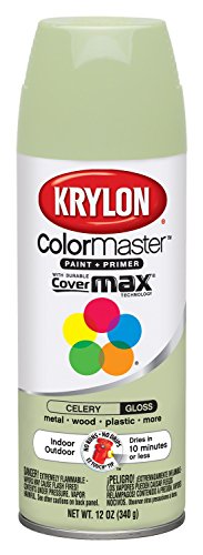 Product Cover Krylon K05354307 Celery Interior and Exterior Decorator Paint - 12 oz. Aerosol