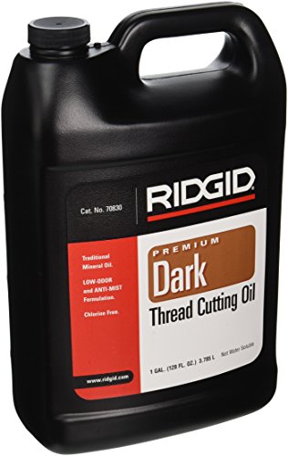 Product Cover RIDGID 70830 Dark Thread Cutting Oil, 1 Gallon of Dark Pipe Threading Oil