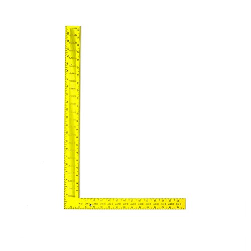 Product Cover Swanson Tool TS154 Steel Rafter Square 16-Inch X 24-Inch (Yellow with Black Gradations)