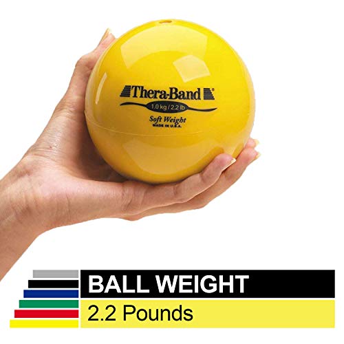 Product Cover Biofreeze Soft Weight, Hand Held Ball Shaped Isotonic Weight for Strength Training & Rehab Exercises, Pilates, Yoga, & Toning Workouts, Home Exercise Equipment Balls, 4.5