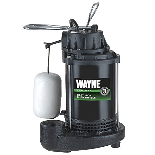 Product Cover WAYNE CDU790 1/3 HP Submersible Cast Iron and Steel Sump Pump With Integrated Vertical Float Switch