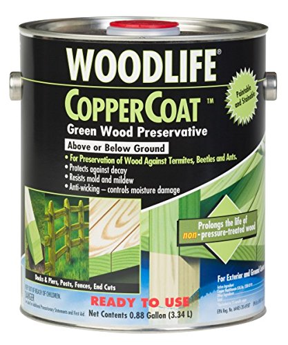 Product Cover Rust-Oleum 01901 Coppercoat Wood Preservative, 0.88-Gallon, Green
