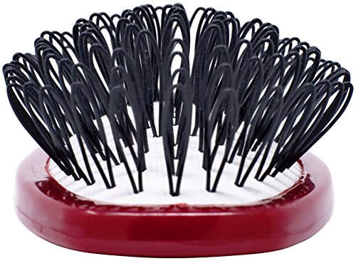 Product Cover Spornette Super Looper Wig Brush #215 Cushioned & Looped Bristles for Hair Extensions, Hair Pieces, Toupees & Weaves. Brushing, Styling & Detangling Natural & Synthetic Hair