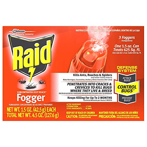 Product Cover Raid Concentrated Deep Reach Fogger (3 Count)