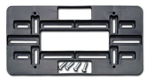 Product Cover Cruiser Accessories 79150 Universal License Plate Mounting Plate, Black