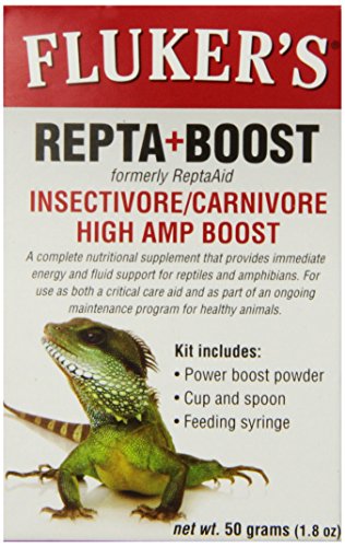 Product Cover Fluker's 73030 Insectivore/Carnivore High AMP Boost Reptile Supplement, 50gm