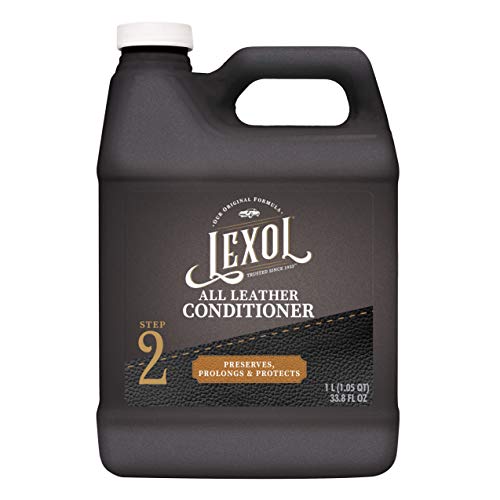 Product Cover Lexol Leather Conditioner, 1 Liter, Leather Cleaner and Deep Conditioning Since 1933 For Use on Apparel, Furniture, Auto Interiors, Shoes, Bags and More (Packaging May Vary)
