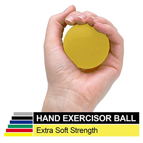 Product Cover Thera-Band Hand Exerciser Standard Size, Yellow, Extra-Soft