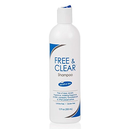 Product Cover Free & Clear Hair Shampoo | Fragrance, Gluten and Sulfate Free | For Sensitive Skin | 12 Ounce