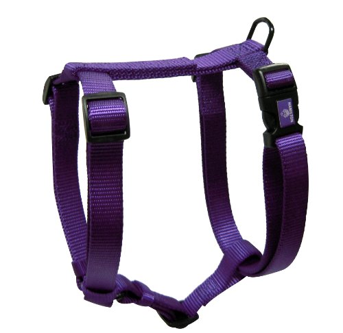 Product Cover Hamilton Adjustable Comfort Nylon Dog Harness, Purple, 3/4