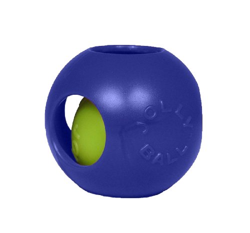 Product Cover Jolly Pets Teaser Ball Dog Toy, Medium/6 Inches, Blue