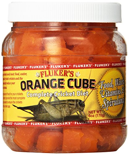 Product Cover Fluker's 71300 Orange Cube Complete Cricket Diet, 6oz, 6-Ounces