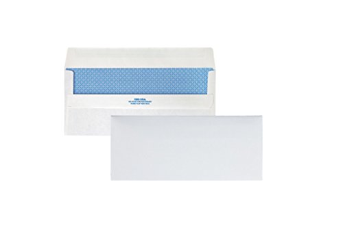 Product Cover Quality Park Redi-Seal Security Tint Envelopes, #10, White, 500/Box (11218)