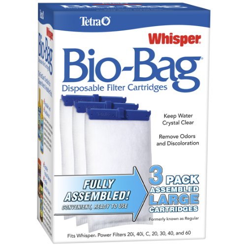 Product Cover Tetra Whisper Assembled Bio-Bag Filter Cartridges for Aquariums (3 pack)