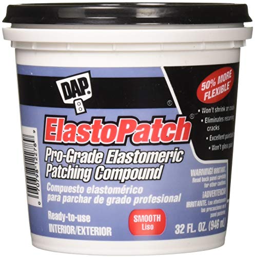Product Cover Dap 12278 Elastomeric Patch and Caulking Compound, 1-Quart Tub, Packaging may vary