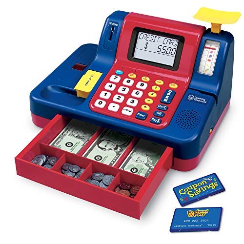 Product Cover Learning Resources Pretend & Play Teaching Cash Register [Standard Packaging]