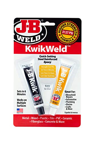 Product Cover J-B Weld 8276 KwikWeld Quick Setting Steel Reinforced Epoxy - 2 oz.