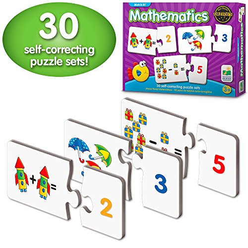 Product Cover The Learning Journey Match It! Mathematics - STEM Addition and Subtraction Game - Helps to Teach Early Math Facts with 30 Matching Pairs - Preschool Games & Gifts for Boys & Girls Ages 3 and Up