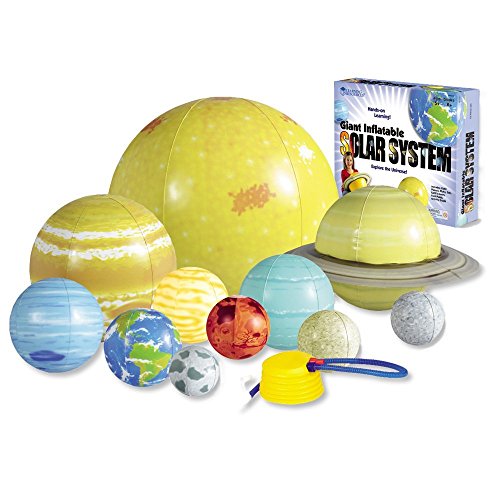 Product Cover Learning Resources Giant Inflatable Solar System, 12 Pieces, 8 Planets, Grades K+/Ages 5+