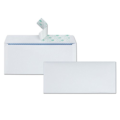 Product Cover Quality Park, #10 Security Tinted Envelopes, Redi-Strip, Windowless, White, 4.125x9.5, 500 per box (69122)