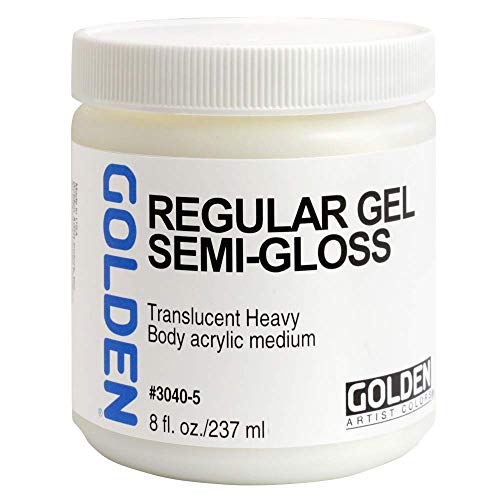 Product Cover GOLDEN Acryl Med 8 Oz Regular Gel Semi-Gloss