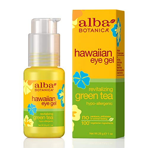Product Cover Alba Botanica Revitalizing Green Tea Hawaiian Eye Gel, 1 oz.