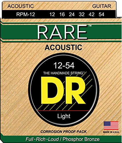 Product Cover DR Strings Rare - Phosphor Bronze AcousticHex Core 12-54