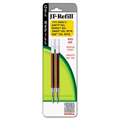 Product Cover Zebra Sarasa RDI LV-Refill, Medium Point, 0.7mm, Red Ink, 2-Count