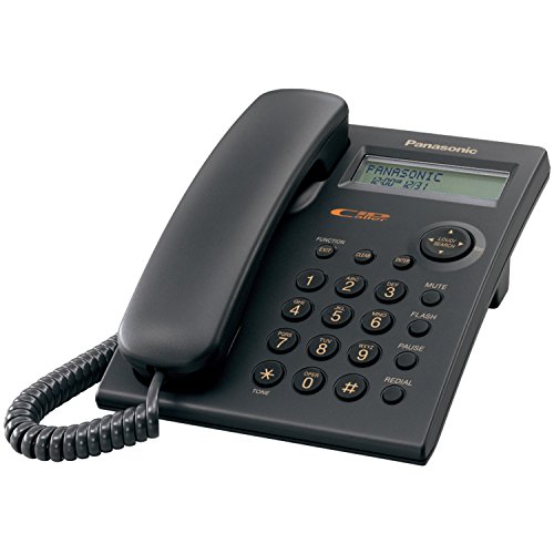 Product Cover Panasonic KX-TSC11B Corded Phone with Caller ID, Black