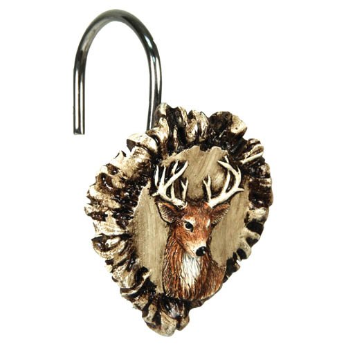 Product Cover River's Edge Products Antler and Deer Shower Curtain Hook Set