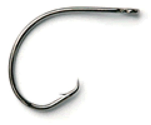 Product Cover Mustad UltraPoint Demon Wide Gap Perfect in-Line Circle 1 Extra Fine Wire Hook | For Catfish, carp, bluegill to Tuna | Saltwater or Freshwater Fishing Hooks | Gear and Equipment, [Size 1/0, Pack of 25], Black Nickel