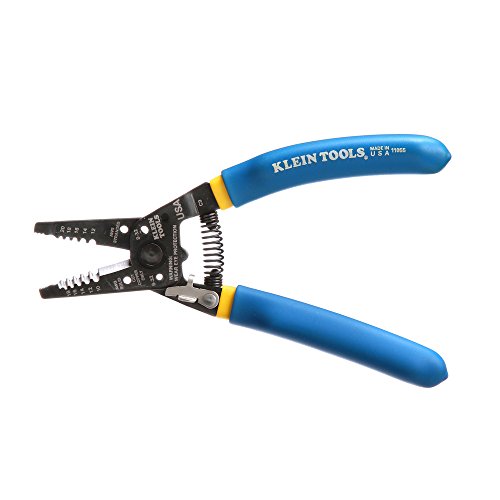 Product Cover Klein Tools 11055 Wire Cutter and Wire Stripper, Stranded Wire Cutter, Solid Wire Cutter, Cuts Copper Wire