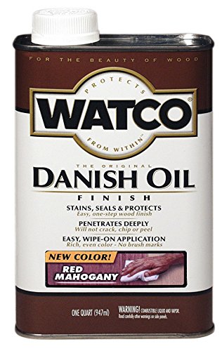Product Cover Rust-Oleum 214380 Watco Danish Oil, Red Mahogany