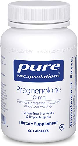 Product Cover Pure Encapsulations - Pregnenolone 10 mg - Hypoallergenic Supplement to Support The Immune System, Mood and Memory* - 60 Capsules
