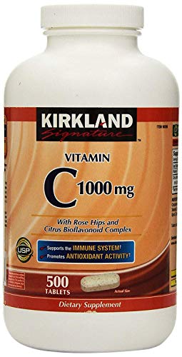 Product Cover Kirkland Signature Vitamin C w/ Rose Hips 500 Tablets