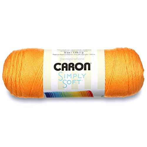 Product Cover Caron Simply Soft Brites Yarn, 6 oz, Mango, 1 Ball