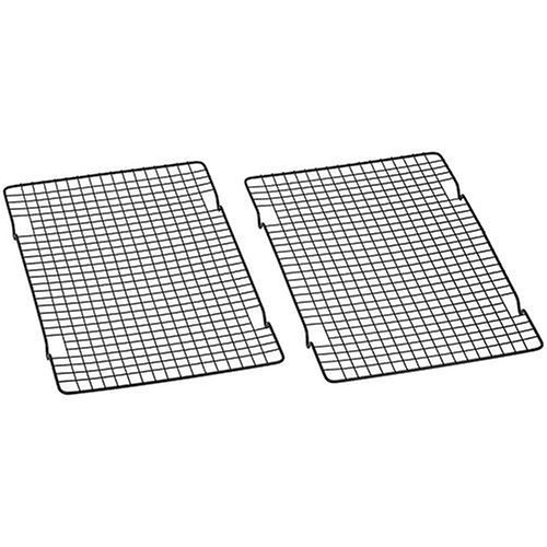 Product Cover Baker's Secret 1061483 10-by-16-Inch Nonstick Cooling Rack, Set of 2