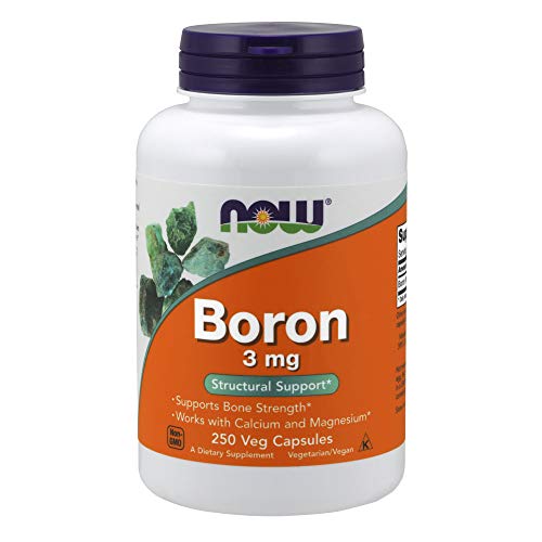 Product Cover NOW Supplements, Boron 3 mg, 250 Capsules