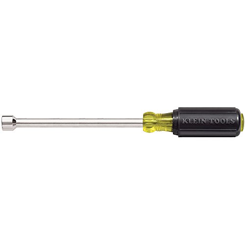 Product Cover 11/32-Inch Hex Nut Driver with 6-Inch Hollow Shaft and Cushion Grip Handle Klein Tools 646-11/32