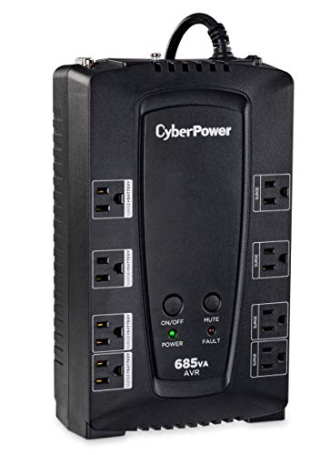 Product Cover CyberPower CP685AVRG AVR UPS System, 685VA/390W, 8 Outlets, Compact