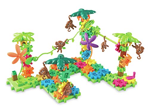 Product Cover Learning Resources Gears! Gears! Gears! Movin' Monkeys Building Play Set, 103 Pieces