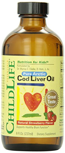 Product Cover Child Life Cod Liver Oil, Glass Bottle, 8-Ounce
