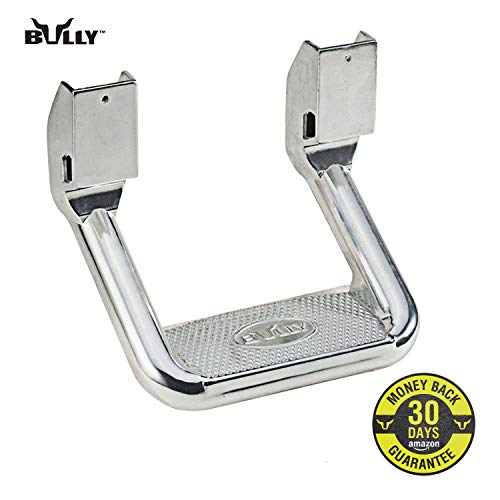 Product Cover Bully AS-600 Polished Aluminum 2 Pieces (1 Pair) Truck SUV Side Steps