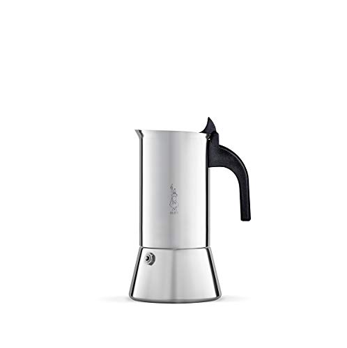 Product Cover Bialetti Venus Induction 4 Cup Espresso Coffee Maker, Stainless Steel, Pack of 1