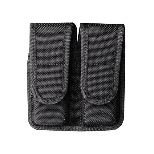 Product Cover Bianchi Accumold 7302 Black Double Magazine Pouch (Size 4 Glock 20 Hidden Snap)